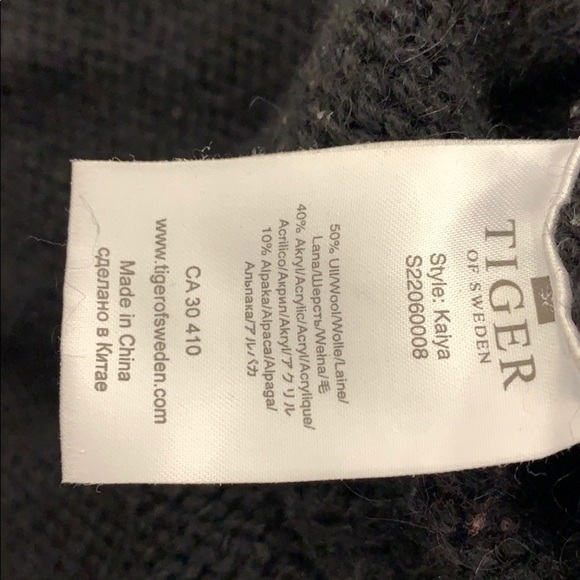 Tiger Of Sweden Wool Sleeveless Turtle Neck - Picture 4 of 8